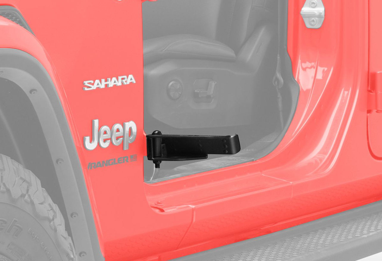 DV8 Offroad Door Foot Pegs
(07-24 Jeep Wrangler) Fits Front and Rear Hinges on Jeep JK/JL/JT