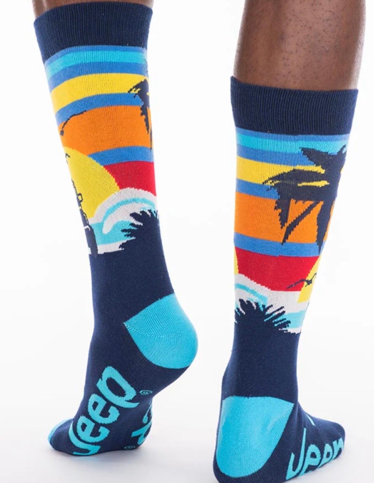 Jeep - Beach Sunset Dress Socks on