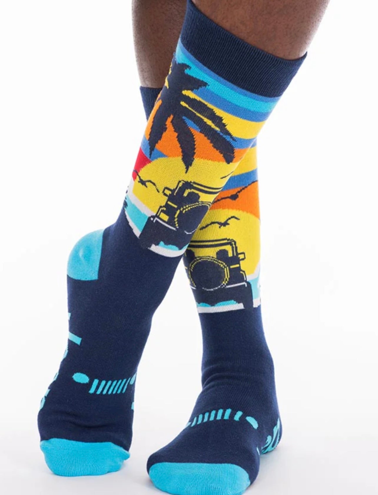 Jeep - Beach Sunset Dress Socks on