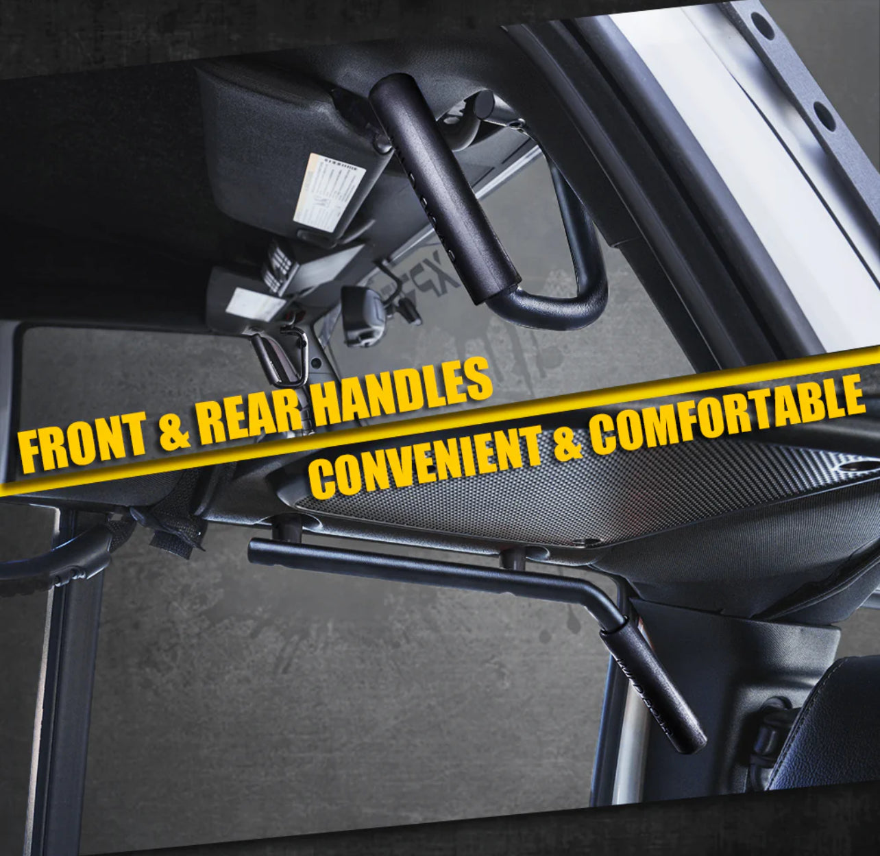 Jeep JK/JKU Roll Bar Grab Handles Front & Rear Set