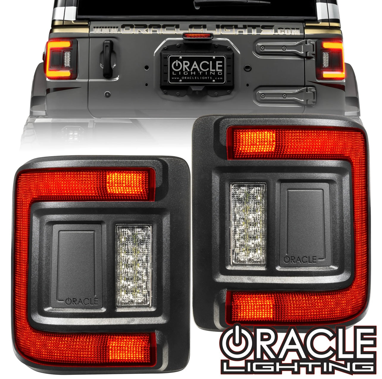 ORACLE LIGHTING FLUSH MOUNT LED TAIL LIGHTS FOR JEEP WRANGLER JL