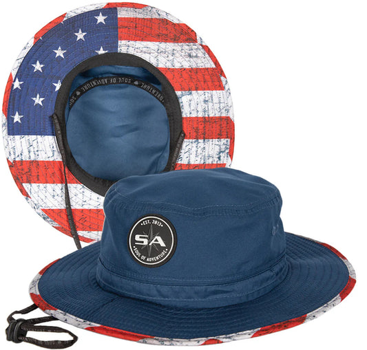 BUCKET HAT
AMERICAN FLAG | NAVY 2.0