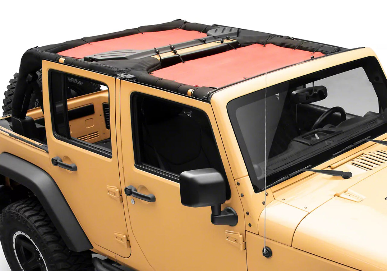 RedRock Mesh Sun Shade; Front and Rear; Red
(07-18 Jeep Wrangler JK 4-Door)