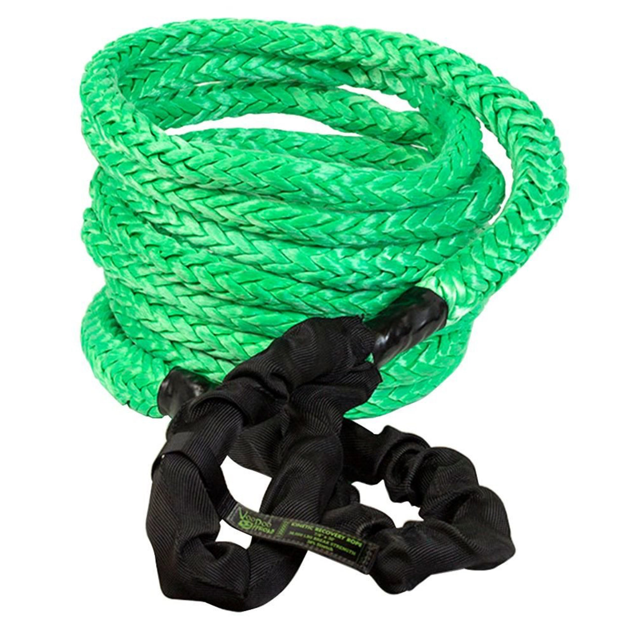 VooDoo Offroad 1300002a 2.0 Santeria Series Kinetic Recovery Rope with Bag in 7/8 inch x 30 ft Kinetic Recovery Rope (38,000 lbs.)