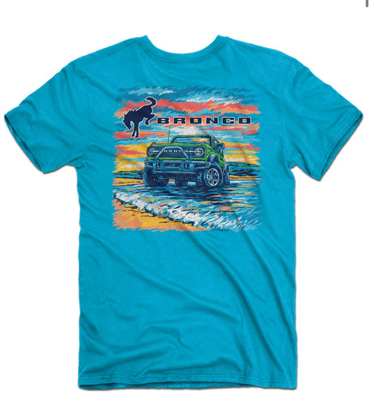 FORD BRONCO - BEACH T-SHIRT
Ford © Used Under License 2023