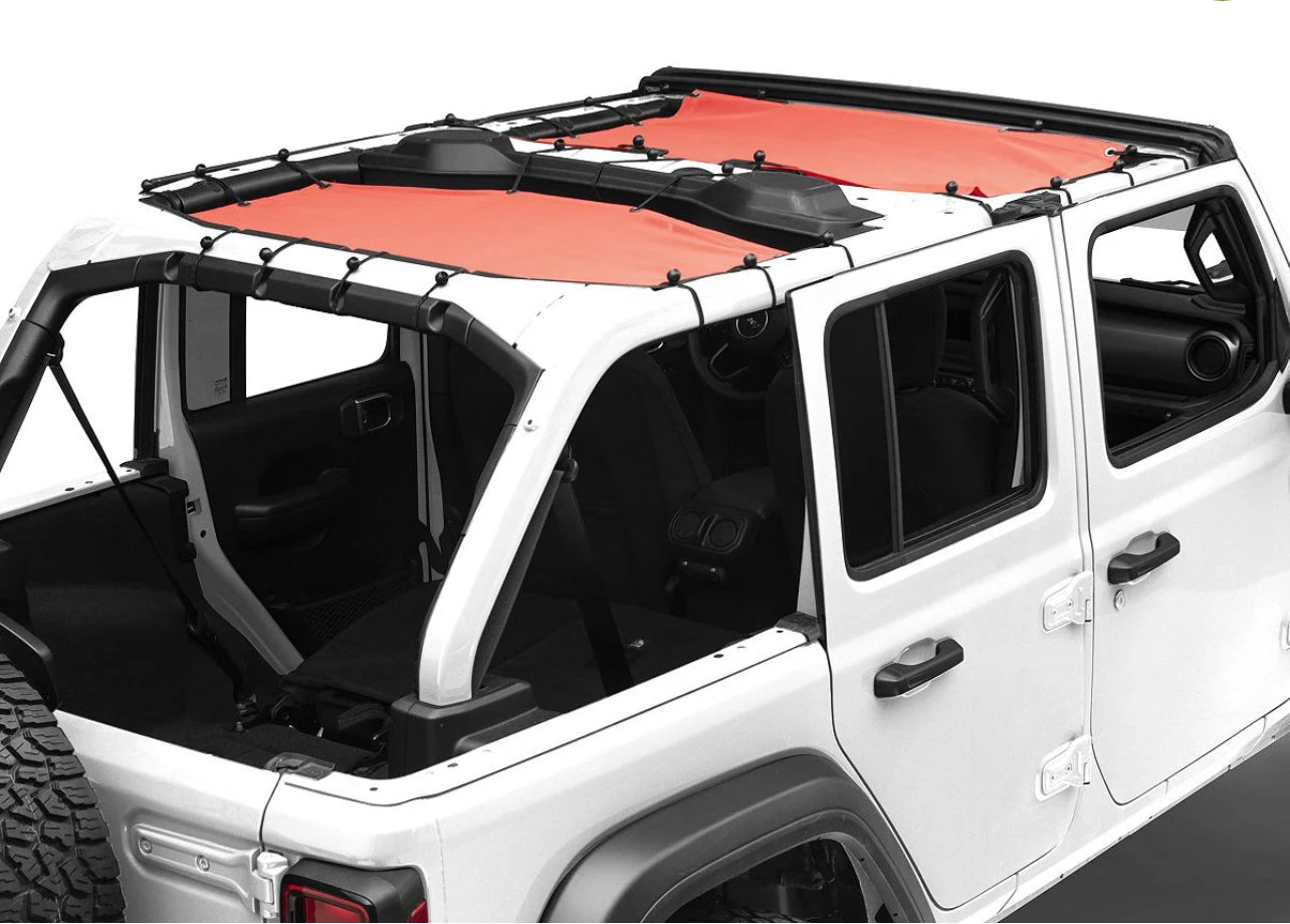 RedRock Mesh Sun Shade; Front and Rear; Red
(18-24 Jeep Wrangler JL 4-Door)