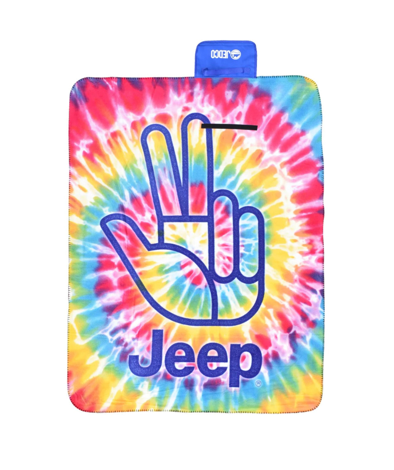 Jeep - Tie Dye Wave Roll-Up Blanket