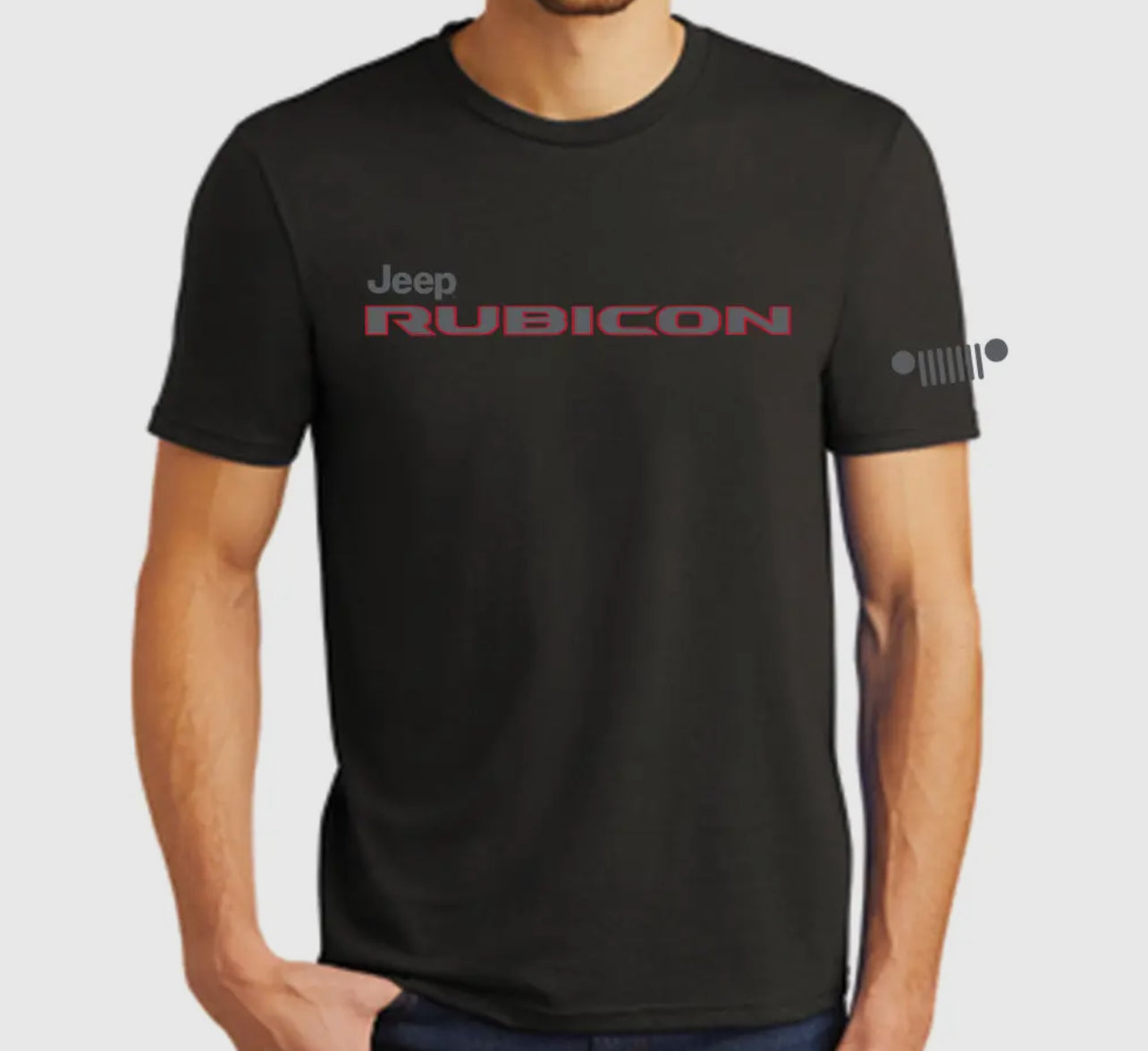 Mens Jeep® Rubicon T-Shirt - Heather Black Triblend