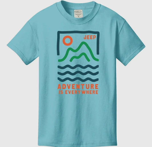 Youth - Jeep Adventure Is Everywhere - Mist Blue