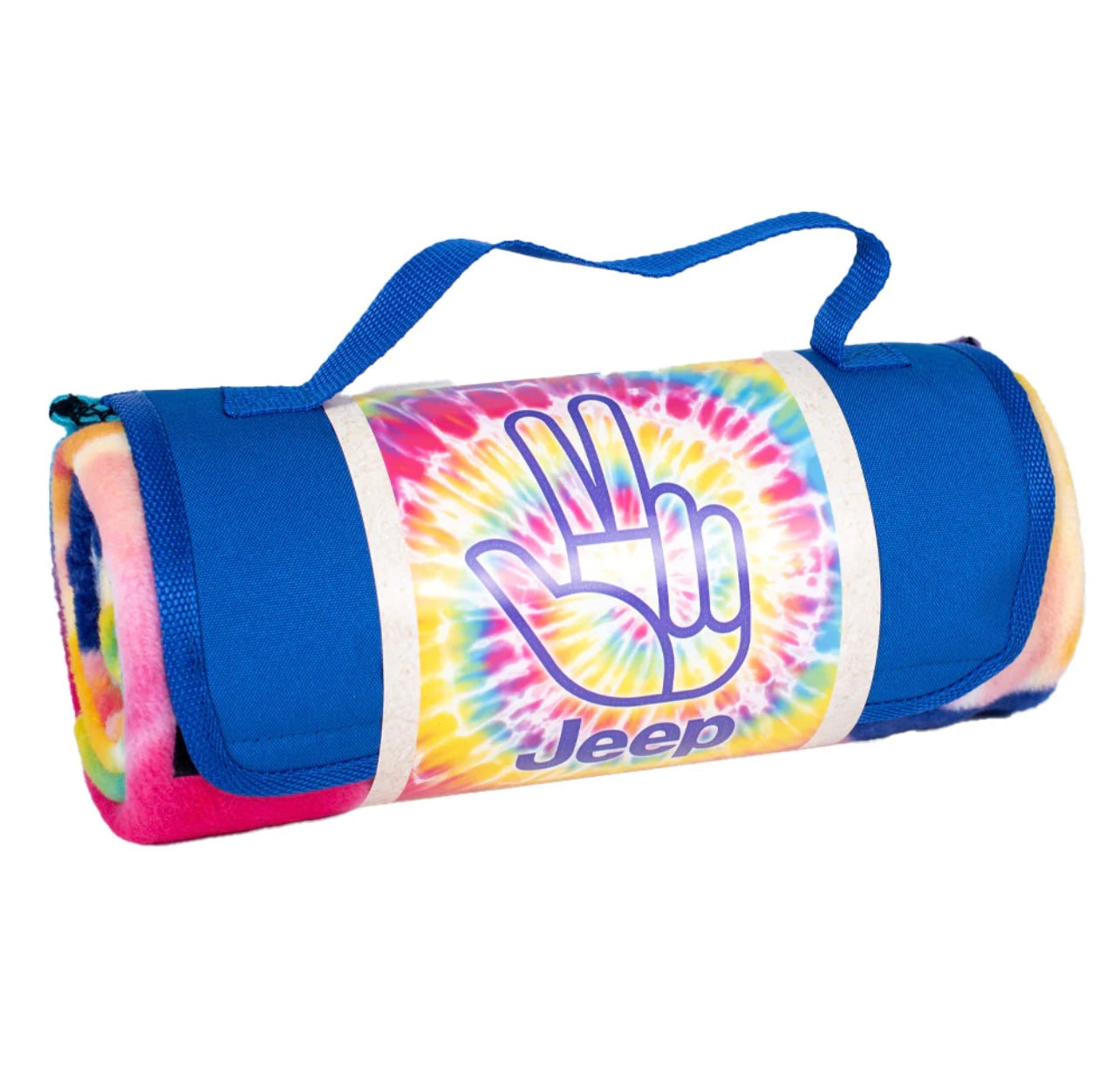 Jeep - Tie Dye Wave Roll-Up Blanket