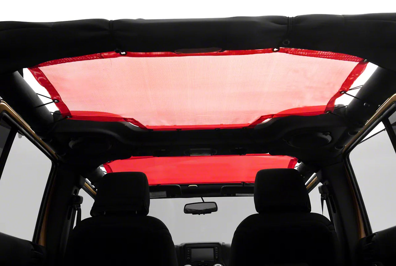 RedRock Mesh Sun Shade; Front and Rear; Red
(07-18 Jeep Wrangler JK 4-Door)