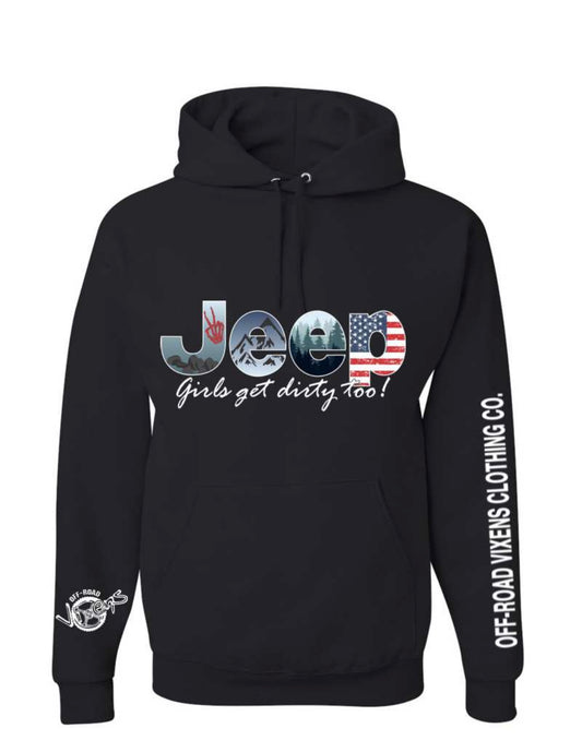 JEEP GIRL UNISEX PULLOVER HOODIE