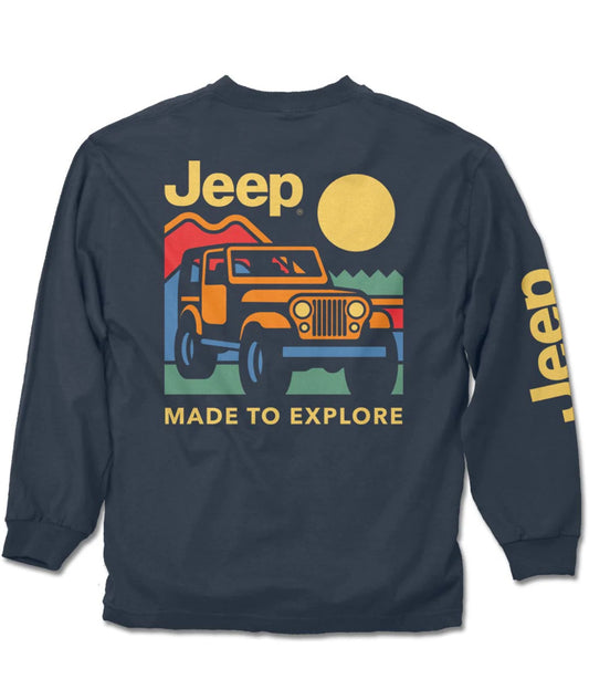 JEEP - MADE TO EXPLORE LONG SLEEVE SHIRT
Jeep ® Used Under License © 2024