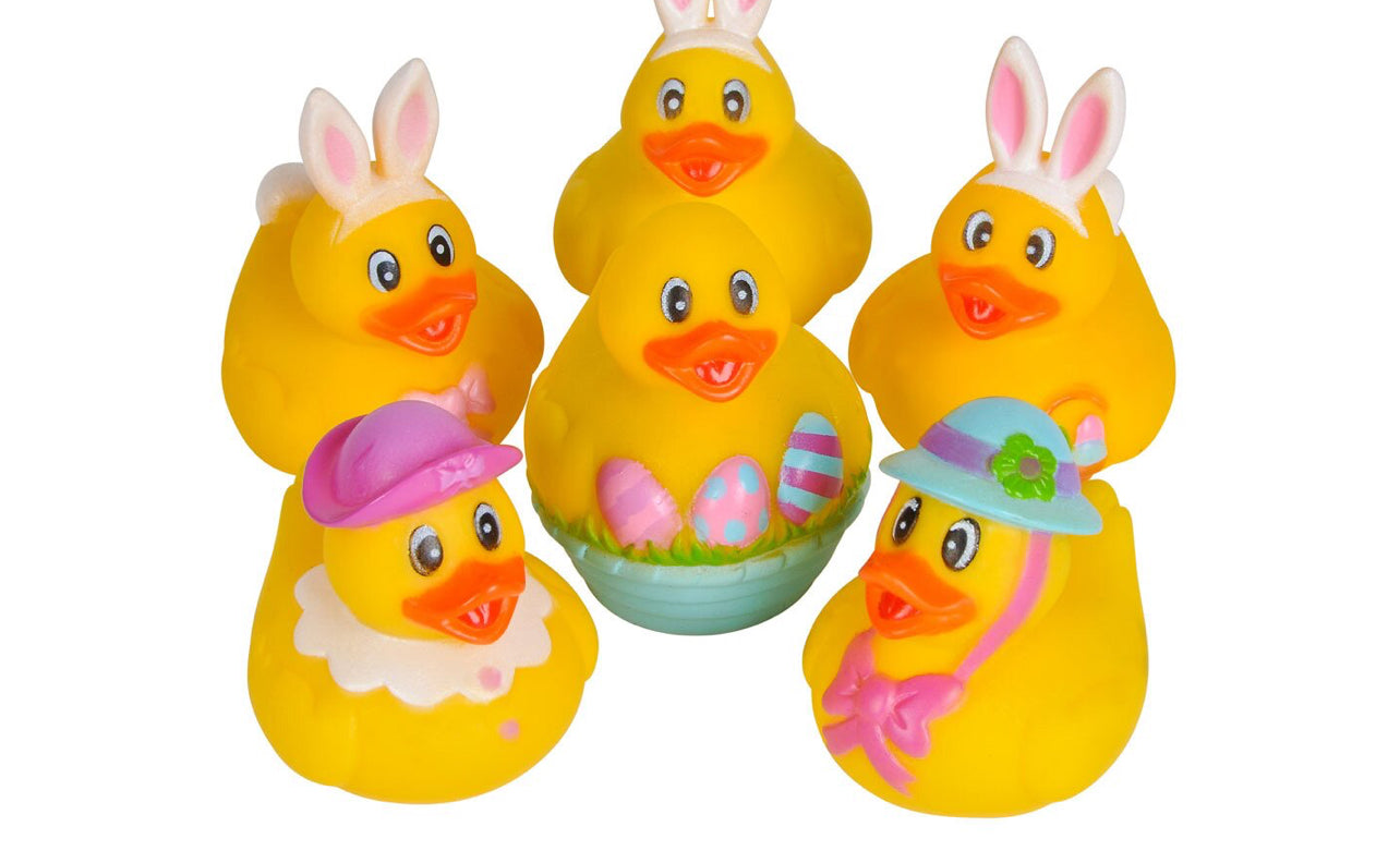 Easter Rubber Duckies 2"