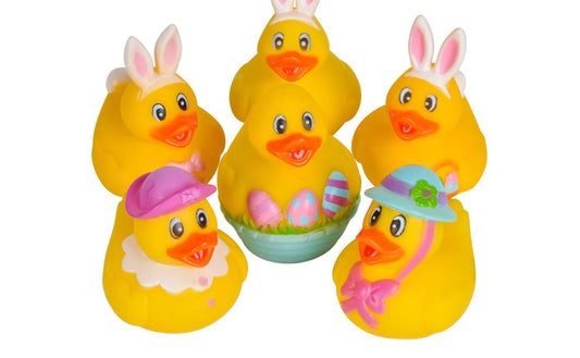 Easter Rubber Duckies 2"