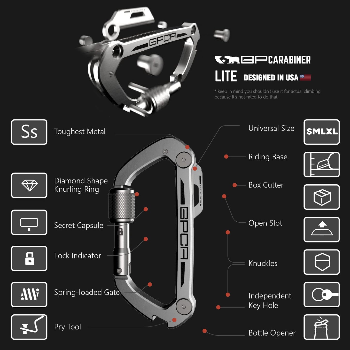 GPCA Carabiner LITE