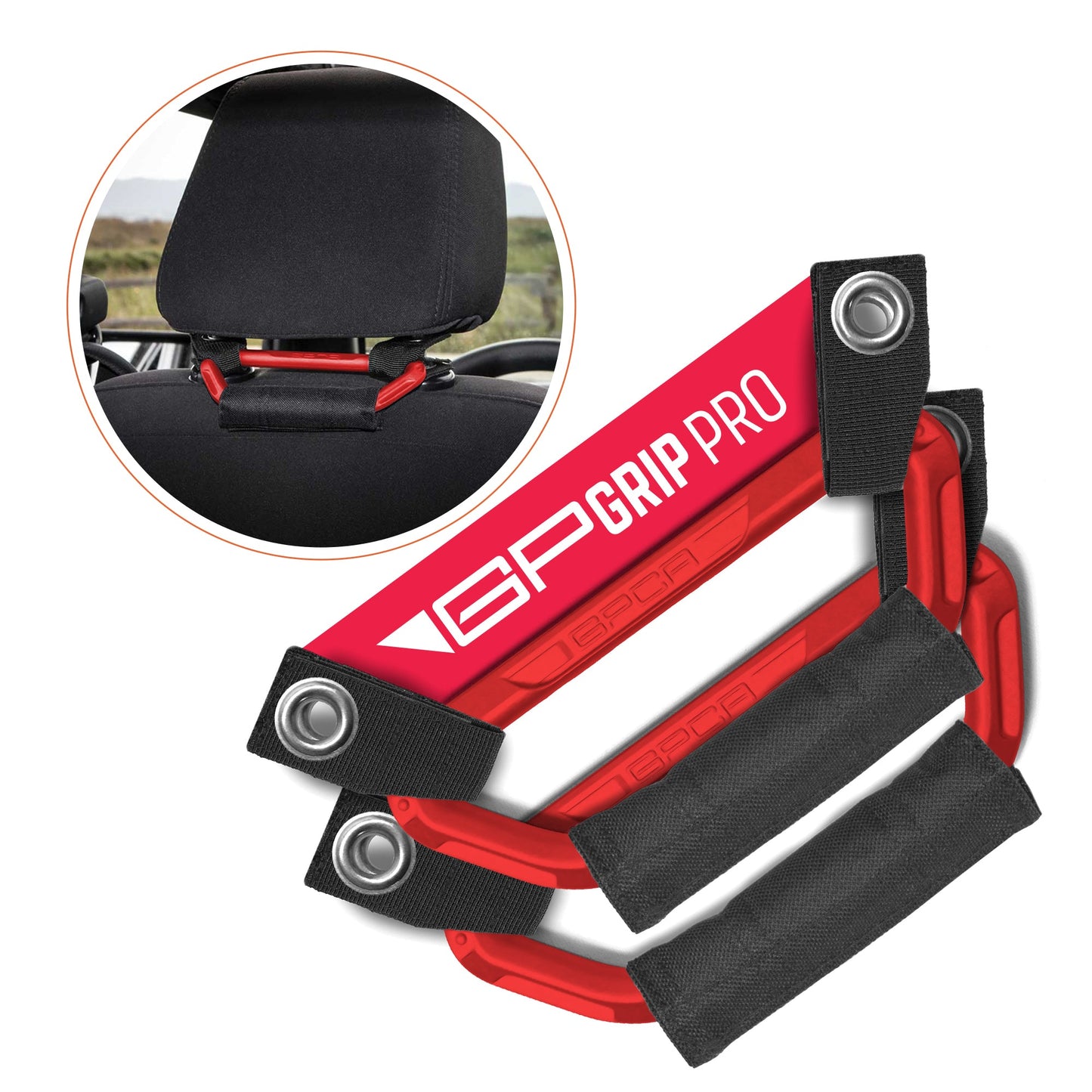 GP Back Grip PRO Color Headrest Handles