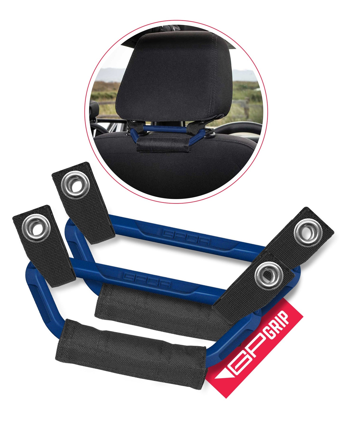 GP Back Grip PRO Color Headrest Handles